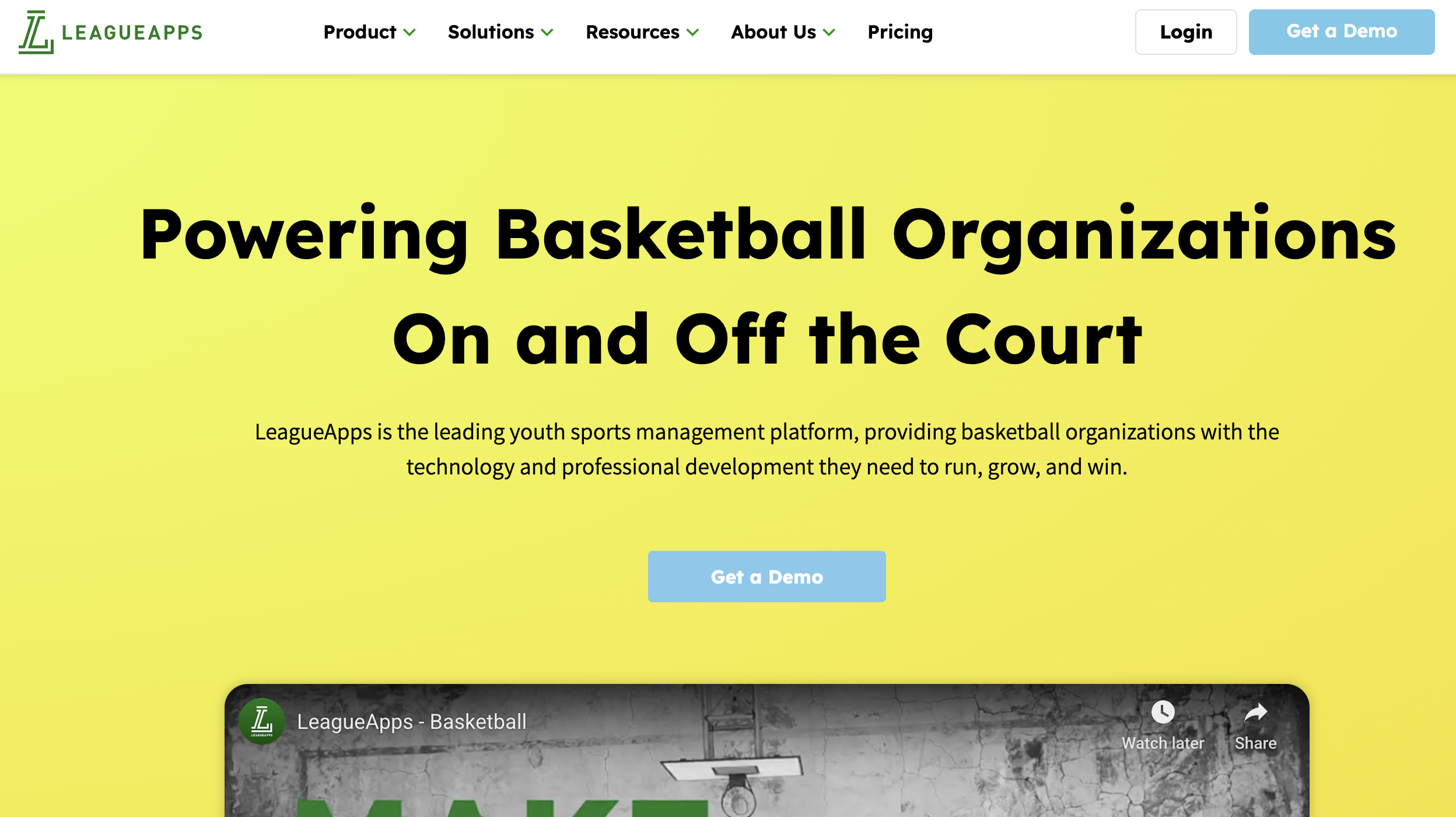LeagueApps basketball management software